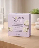 Cutia Women Care pe o suprafață din lemn deschis